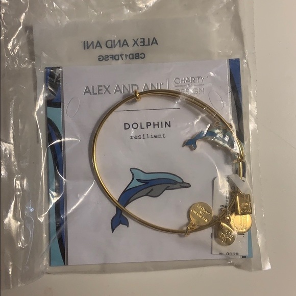 Alex and Ani Jewelry - Colored and Gold Dolphin Alex and Ani